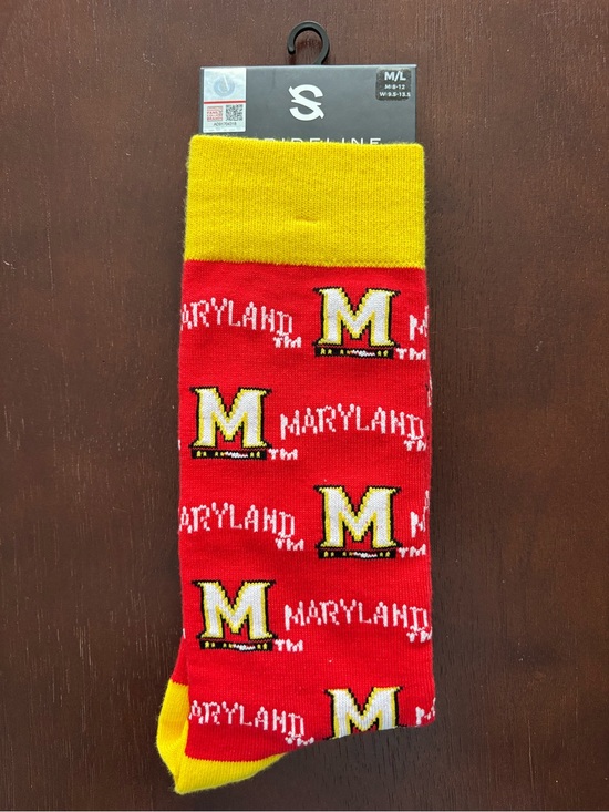 Other - UNIVERSITY OF MARYLAND STRIDELINE CREW SOCKS NWT MEN’S SHOE SIZE 8-12